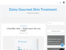 Tablet Screenshot of daisysgourmetdogtreats.com